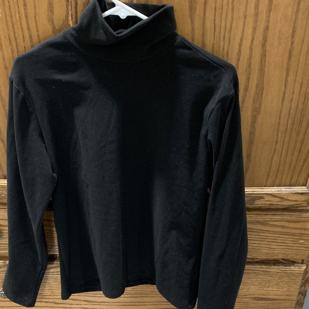 Elegant Black Turtleneck Sweater for Men